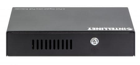 Intellinet 561617 nätverksförlängare Nätverkssändare 10 100 1000 Mbit/s Svart