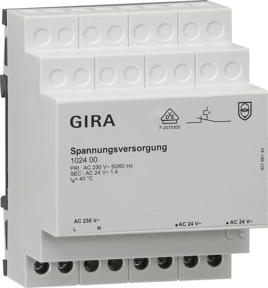 GIRA 102400 nettransformer grå (102400)