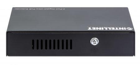 Intellinet IPE-2G60 2-Port Gigabit Ultra PoE Extender - Netværks-/strømforlænger - GigE - 10Base-T, 100Base-TX, 1000Base-T - 2 porte - op til 100 m