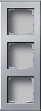 Gira 136326 profil 55 tredobbelt aluminium