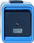 Miniatyrbillede 2 af 2: Trykknap 1V - Lav kontakt - Blå - Slagfast - Schneider Electric - 375975