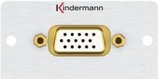 Kindermann 7444000801. Port 1: VGA, Port 2: VGA, Connector Køn: Han/hun. Kabellængde: 1 m, Farve på produkt: Flerfarvet (7444000801) Flerfarvet