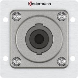 Kindermann Konnect 50 alu - Modulær frontplade snap-in - Speakon (4-benet) (7444000413)