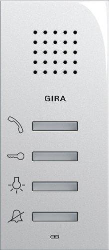 GIRA 125026 Overflademonteret hjemmestationssystem 55 farve aluminium