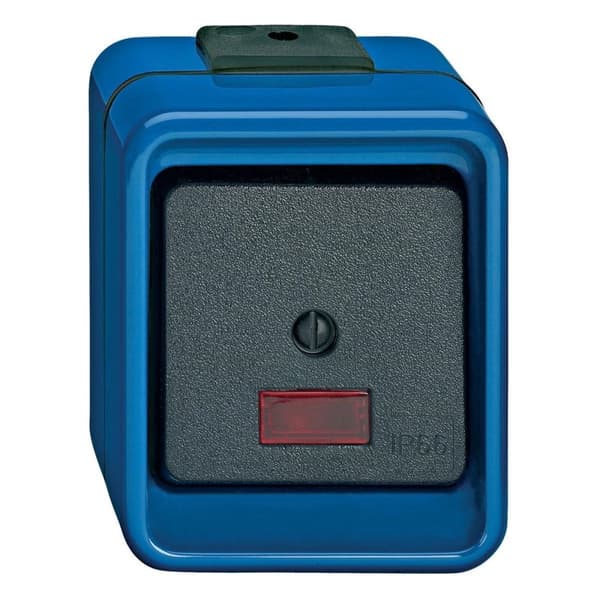 Skifteafbryder 1V - Blå - Slagfast - Schneider Electric - 370675