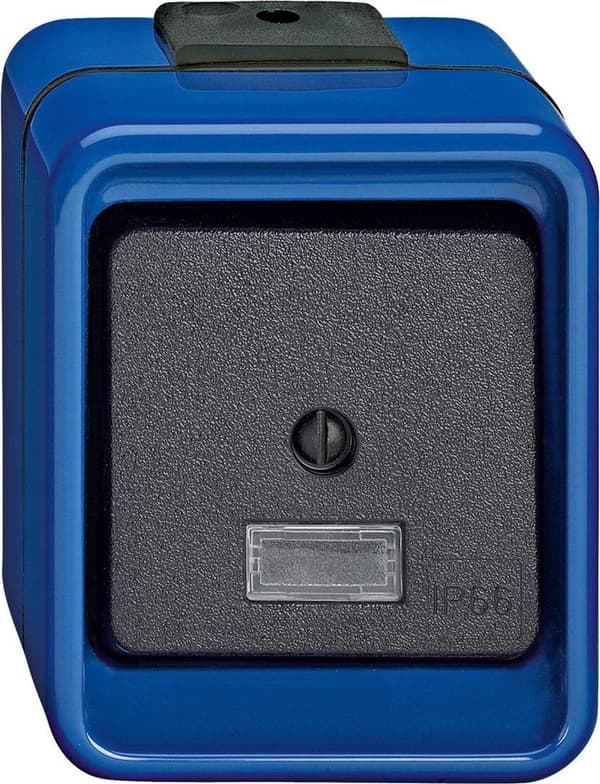Skifteafbryder 1V - Blå - Slagfast - Schneider Electric - 370675