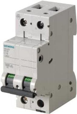 Siemens miniatureafbryder 10 A 1 + NC (5SL6510-7)