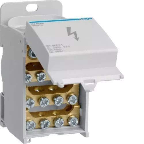 Fordelingsblok 250A 1-polet KJ02AN1x35-120/1x1,5-50/4x1,5-16/8x2 (KJ02AN)