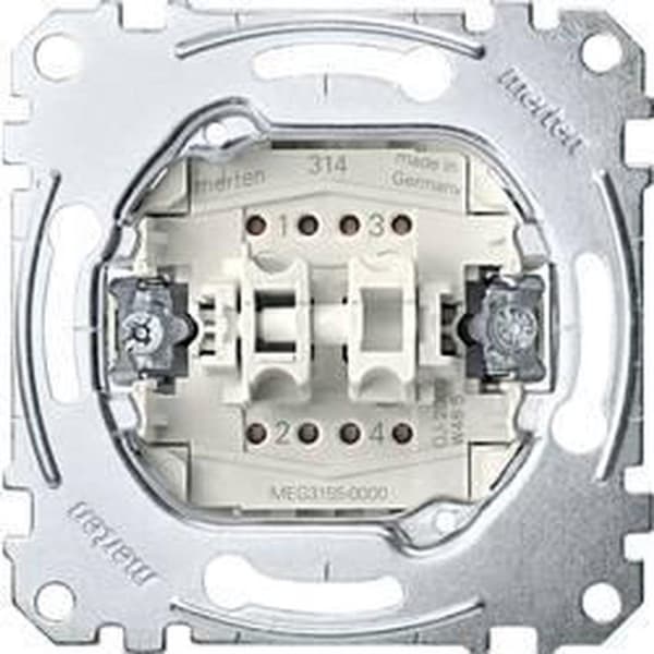 Merten MEG3155-0000 Double Rocker Switch Insert kytkinlaite