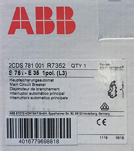 ABB Stotz S&J HLS switch S751-E35L3 (2CDS781001R7352)