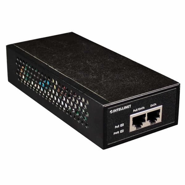 Intellinet 1-ports Gigabit High-Power PoE+ injektor - Power Injector - AC 100-240V - 1 Output Plug (560566)