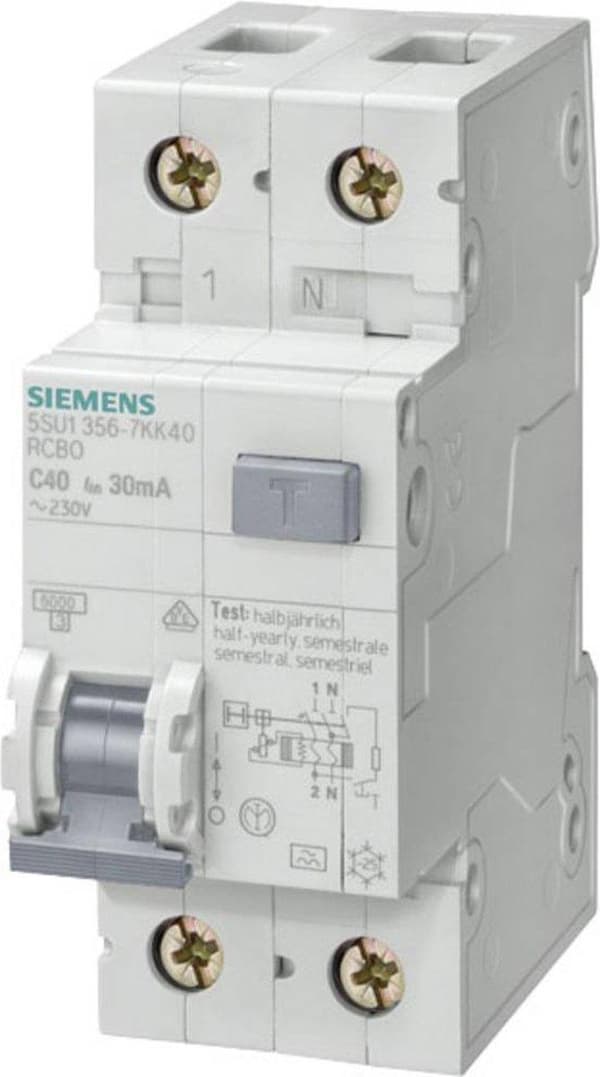 Siemens 5SU1356-7KK20 Jordfelsbrytare 1-polig 20 A 0,03 A 230 V