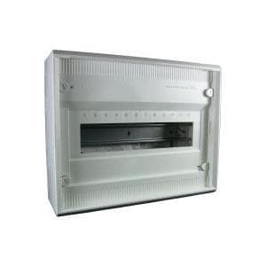 1 kpl - Hager pieni jakaja, AP Volta IP30, 1x12PLE, DIN4387 VA12CN / 119474