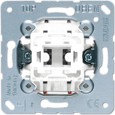 Jung-painike 10AX 250V 2-napainen. normaalisti auki 532 U (532U)