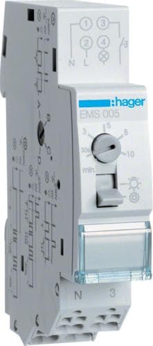 Hager EMS005 afbryder S-type 1 modul(er) (EMS005)