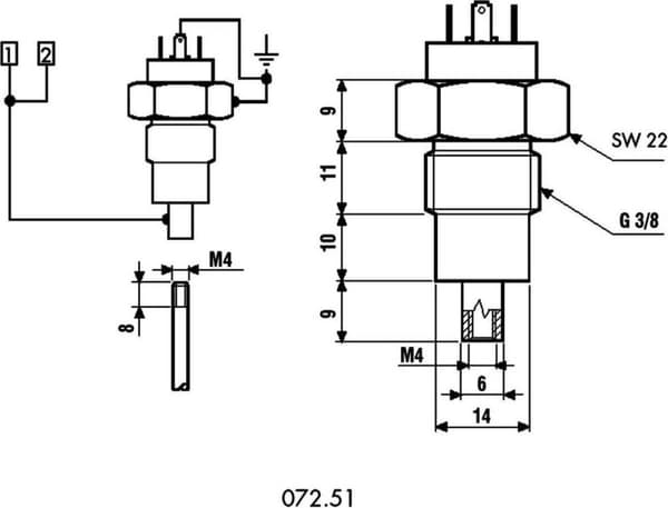 Finder 072.51 Elektrodeholder 1 stk.