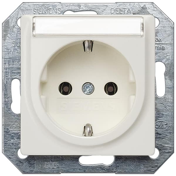 Siemensin suojakosketinpistoke Delta White 5UB1515 (5UB1515)