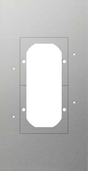 GIRA 1297 00. Farve på produkt: Sølv, Materiale: Aluminium, Design: Konventionel. Bredde: 130 mm, Højde: 253 mm (129700)