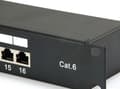 Pikkukuva 4 / 5: Varusta Cat.6 suojattu Patch Panel - musta - 10/100/1000Base-T(X) - Gigabit Ethernet - 1000 Mbit/s - RJ-45 - Cat6 - musta (326417)