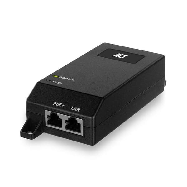 PoE-sovitin ja injektori Gigabit Ethernet 30V ACT AC4438