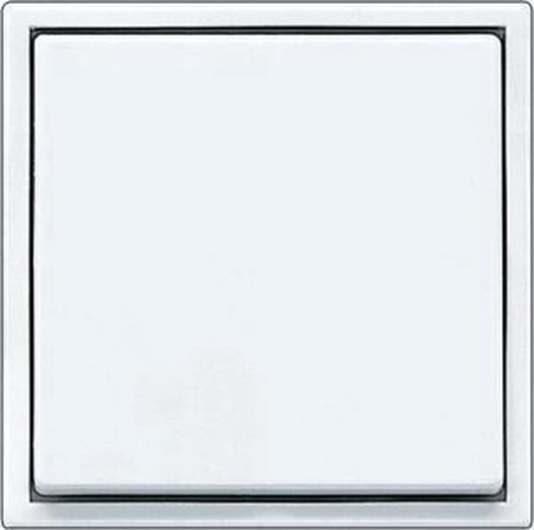 Tvåvägsbrytare, Av-brytare, Korsströmbrytare Jung LS 990 WW Cover LS 990, LS design, LS plus alpinvit