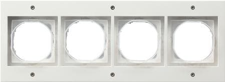 GIRA TX_44. Farve på produkt: Hvid, Materiale: Termoplast, Design: Konventionel. Bredde: 110 mm, Højde: 300 mm, Tykkelse: 1,63 cm (021466)