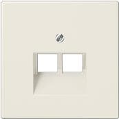 Jung Cover UAE/IAE/ISDN uttag LS 990, LS design, LS plus krämvit LS969-2UA (LS969-2UA)