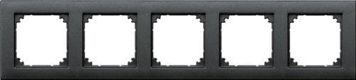 Merten 486514 M-PLAN Ramme, 5-Socket, antracit