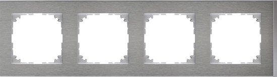 Merten stel MEG4040-3646 4x rustfrit stål/aluminium (MEG4040-3646)