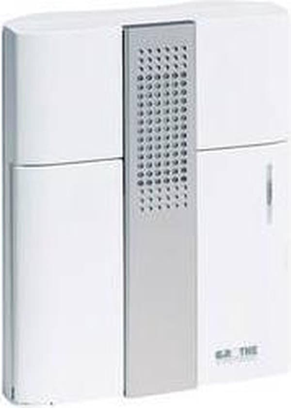 Grothe 43150 Gong 8 - 12 V 83 dBA Hvid, Sølv