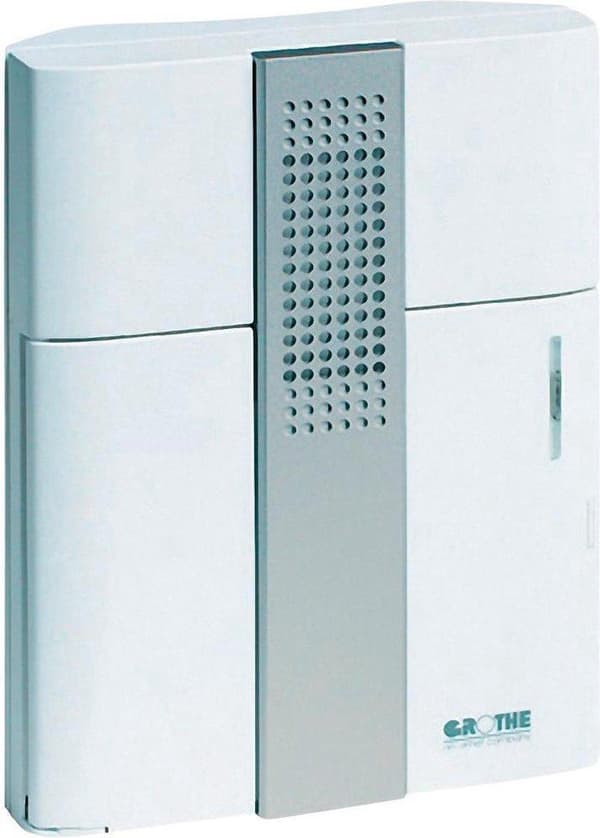 Grothe 43150 Gong 8 - 12 V 83 dBA Hvid, Sølv