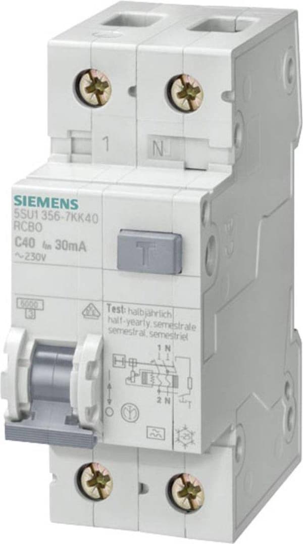 Siemens 5SU1356-7KK13 Jordfelsbrytare 1-polig 13 A 0,03 A 230 V
