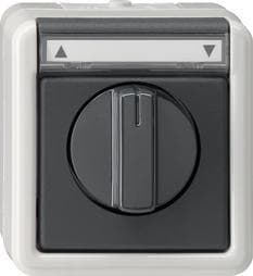 GIRA 015430 elektrisk afbryder sort - grå (015430)