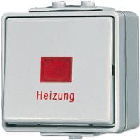 Jung 606 HW elektrisk strömbrytare 1P vit (606HW)
