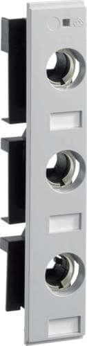 Hager L063L1 tapsikringsbase D02 med isoleringsdæksel 3x63A B=36mm til montering af muffe
