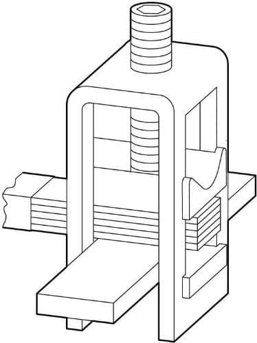 Eaton 002286 samleskinneterminal til CU 20x5