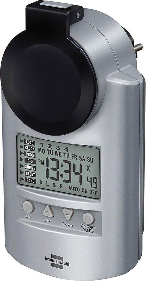 Brennenstuhl 1507490 Primera Line DT IP44 Digital ugentlig ur | Timerkontakt