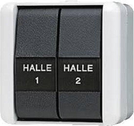 Jung 835 W elektronisk kontakt Nøglebetjent kontakt Sort - Hvid (835W)
