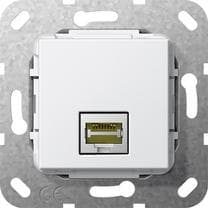GIRA 4847646. Hylstyp: RJ-45. Produktens färg: Vit (4847646) Vit