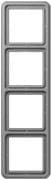 Jung CD584GR stel 4-fold