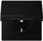 JUNG LS 1520 BFKL SWM Steckdose Typ F Svart (LS1520BFKLSWM)