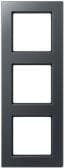 Jung AC 583 BF ANM stel triple unbreakable Series A Creation antracit mat