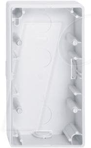 Merten MEG4024-1425 overflademonteret hus, dobbelt, aktivt hvid blank, M-SMART, M1, ARTEC, OCTOCOLOR