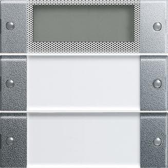 GIRA 214226 elektrisk afbryder aluminium - hvid (214226)