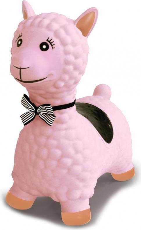 Jamara Pink Lama Jumping Dyr med pumpe - Dyr - Drenge/Pige - 1 år - Pink (460543)