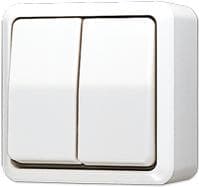 Jung 605 A WW elektrisk strömbrytare 1P vit (605AWW)