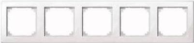 Merten 5x stel M-Smart polar hvid blank 478519 (478519)