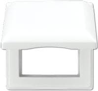 JUNG hængslet låg 80,5x80,5 mm AS581BFKLWW AS500 helplade alpin hvid AS581BFKLWW (AS581BFKLWW)