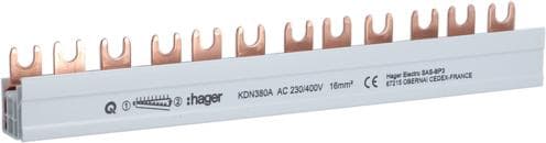 Faseskinne KDN380A 3-polet (KDN380A)