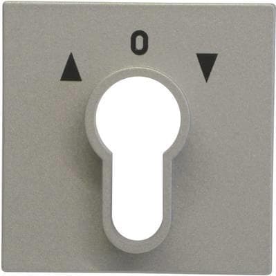 GIRA Cover Key Switch System 55, Standard 55, E2, Event, Event Clear, Event Opaque, Esprit, ClassiX Aluminium 0 (066426)